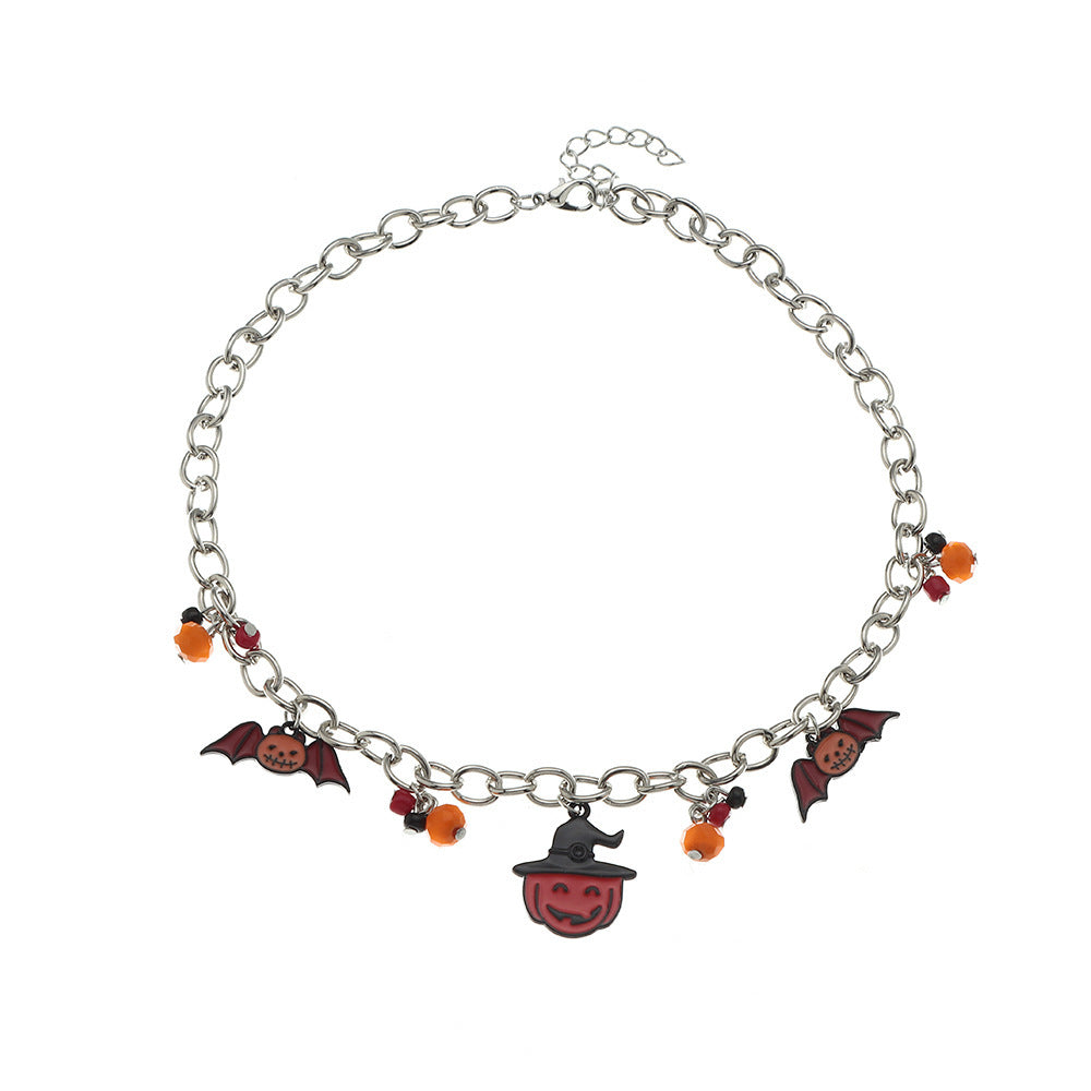 Pumpkin Halloween Necklace