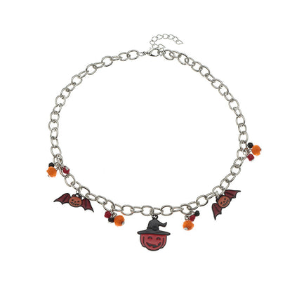 Pumpkin Halloween Necklace